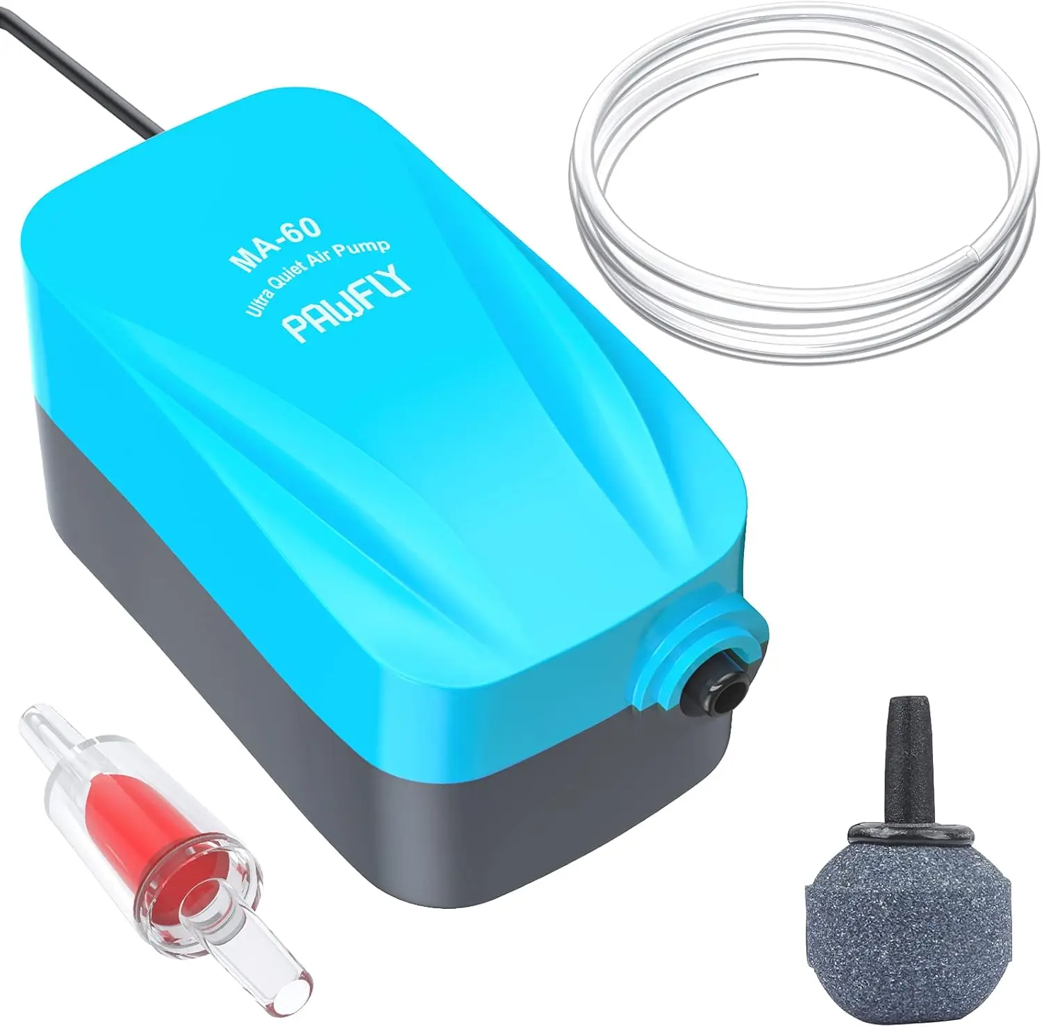 Compact Air Pump with Accessories for 3-20 Gallon Aquariums, Quiet Oxygen Aerator
Compact Air Pump with Accessories for 3-20 Gallon Aquariums, Quiet Oxygen Aerator