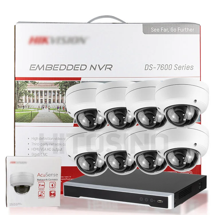 HIK Original Kit 8 16 24 32 Channel NVR 4MP 8MP 4K Built-in Mic CCTV Dome POE IP Camera System
HIK Original Kit 8 16 24 32 Channel NVR 4MP 8MP 4K Built-in Mic CCTV Dome POE IP Camera System