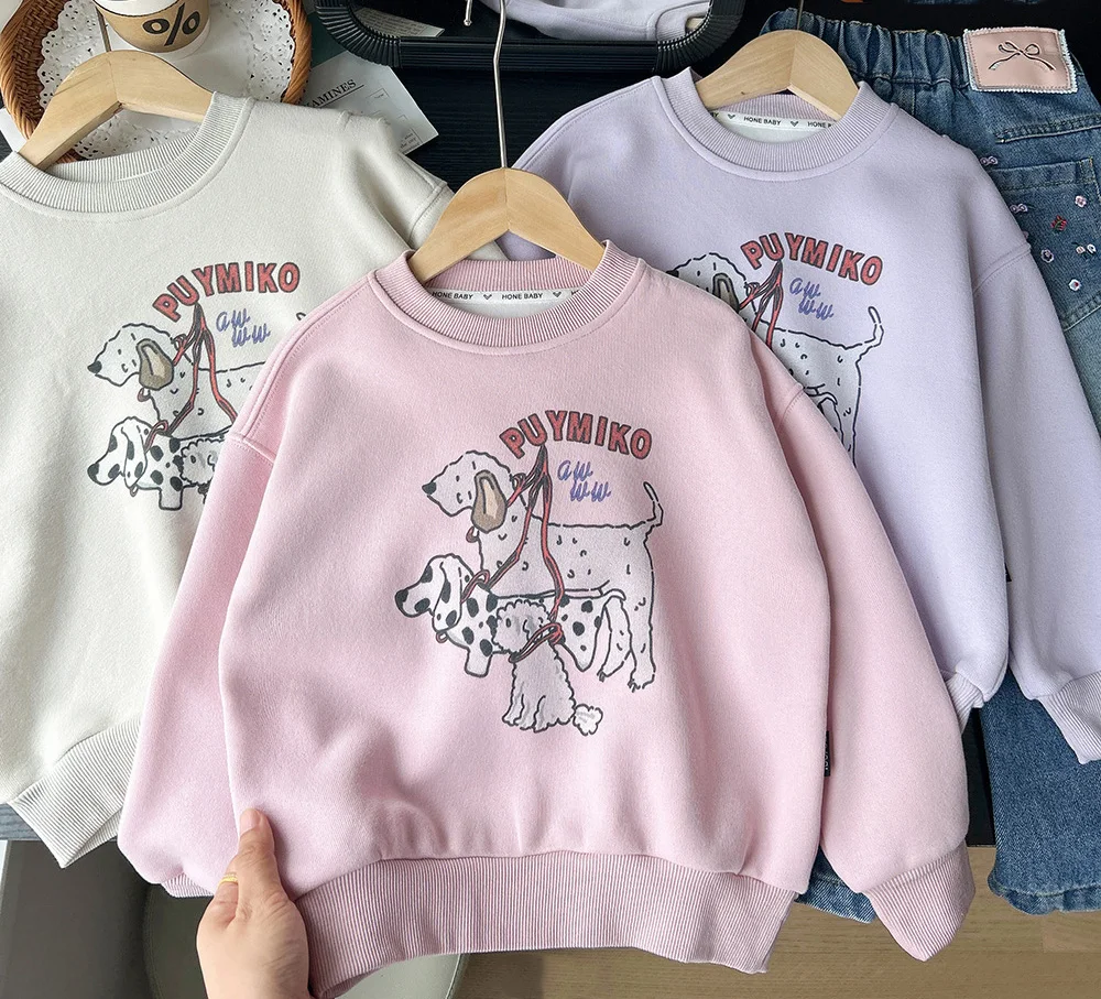 2025 Autumn Kids Baby Girl Sweatshirts Simple Cartoon Printed Toddler Girl Tops Round Neck Long Sleeves Casual Baby Girl T-shirt 
2025 Autumn Kids Baby Girl Sweatshirts Simple Cartoon Printed Toddler Girl Tops Round Neck Long Sleeves Casual Baby Girl T-shirt
