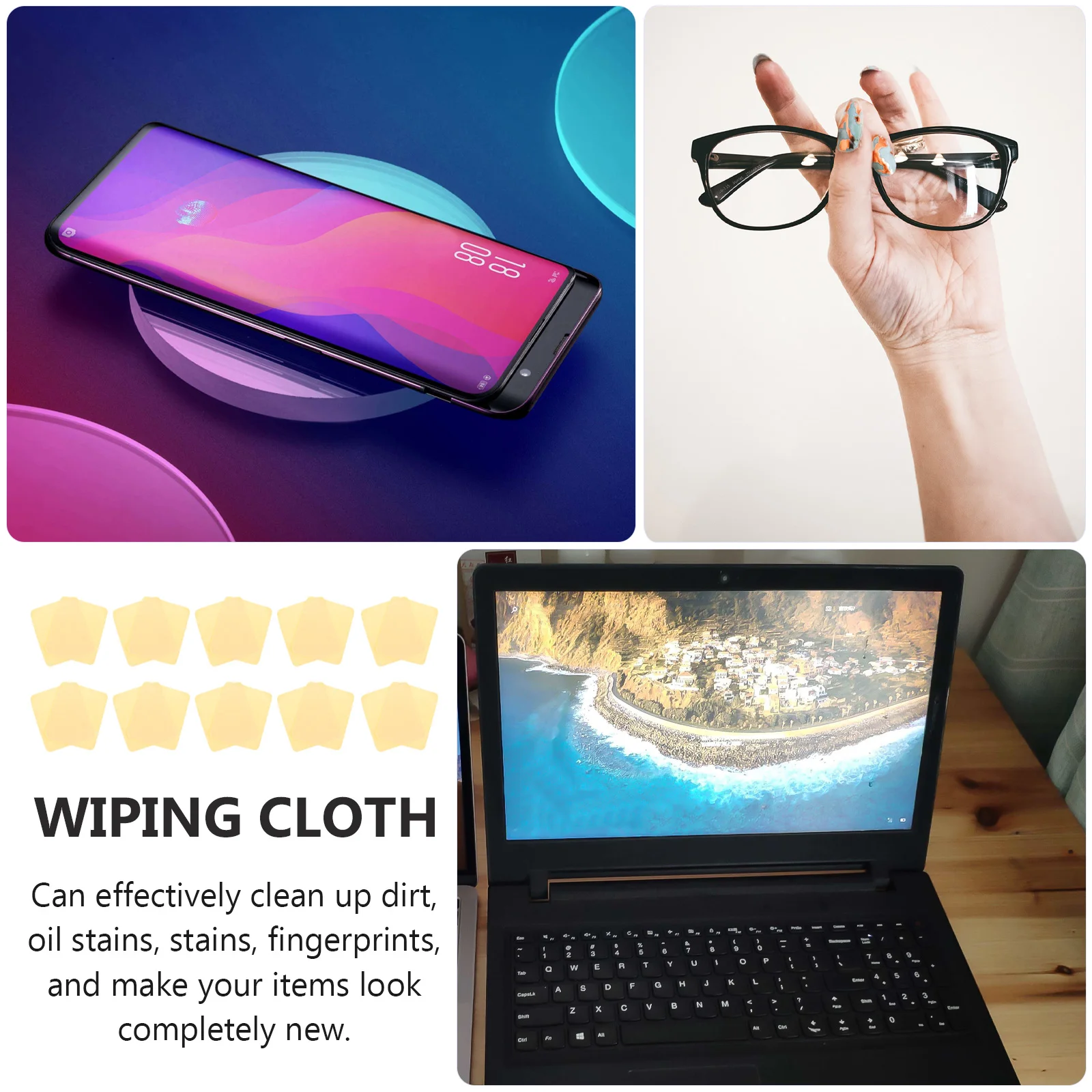 20Pcs Cleaning Cloth Lens Wiping Cloth Durable Premium Glasses Phone Screen Eyeglasses Cleaning Cloths Glasses Wipe Towel
20Pcs Cleaning Cloth Lens Wiping Cloth Durable Premium Glasses Phone Screen Eyeglasses Cleaning Cloths Glasses Wipe Towel
