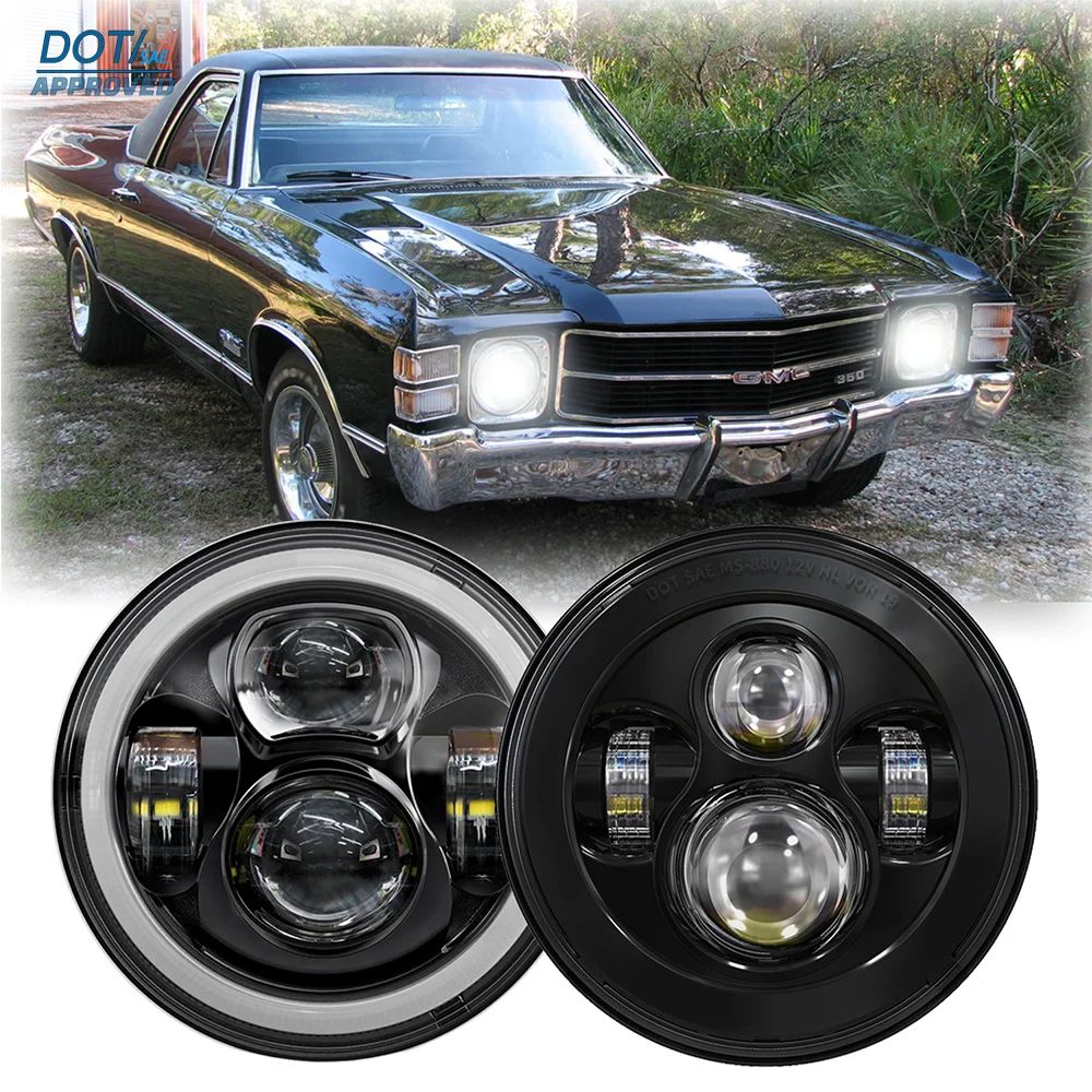 DOT E24 LED Headlamp For GMC Jimmy Sprint J8C0 J9C0 Brigadier 1958-1989 Hi-Lo Beam Turn Signal W/ DRL H6024 7" Light Assembly
DOT E24 LED Headlamp For GMC Jimmy Sprint J8C0 J9C0 Brigadier 1958-1989 Hi-Lo Beam Turn Signal W/ DRL H6024 7" Light Assembly
