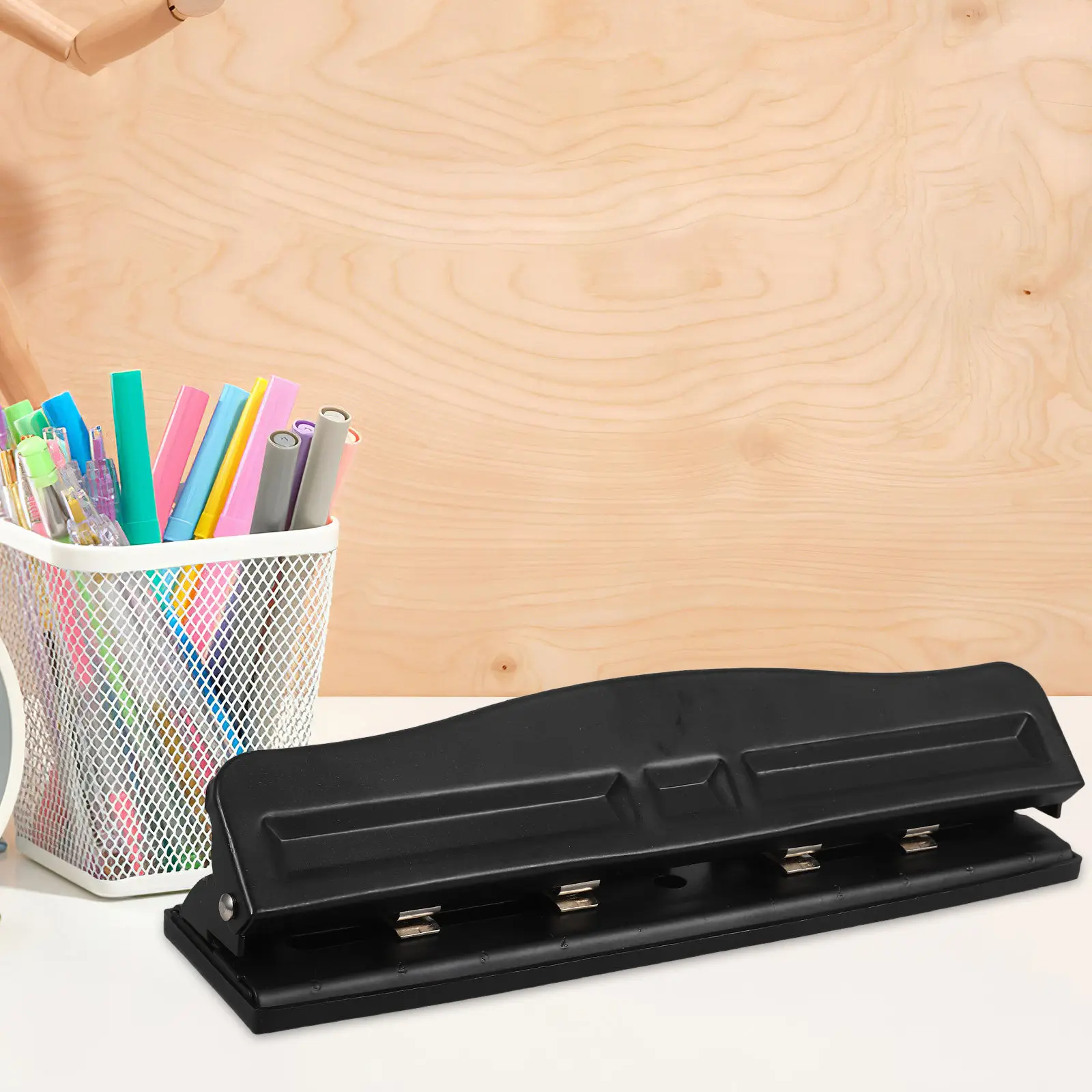 Black 4-Hole Paper Puncher for Scrapbooking DIY Tools Office Binding Supplies Planner Inserts A4 Us Letter Hole Punch Easy Empty
Black 4-Hole Paper Puncher for Scrapbooking DIY Tools Office Binding Supplies Planner Inserts A4 Us Letter Hole Punch Easy Empty