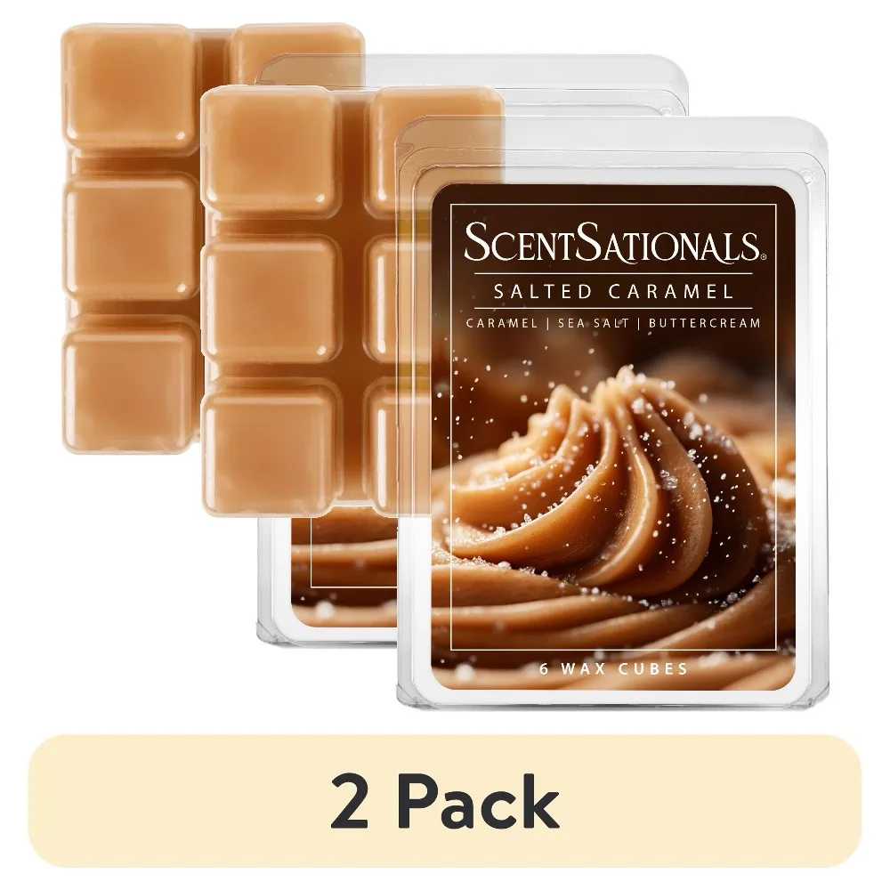 Salted Caramel Buttercream Scented Wax Melts for Wax Warmers Home Fragrance Aromatherapy 2.5 oz 2 Pack
Salted Caramel Buttercream Scented Wax Melts for Wax Warmers Home Fragrance Aromatherapy 2.5 oz 2 Pack
