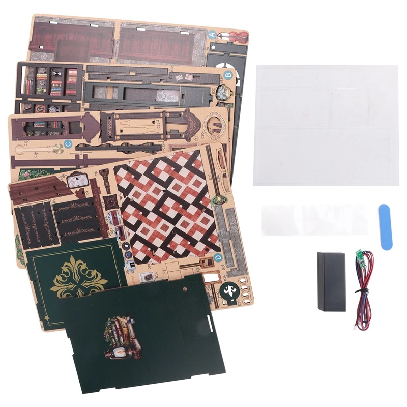 DIY Book Nook Owl Bookstore Kit, 3D деревянная головоломка, подставка для книг для декора книжной полки, со световыми наборами моделей для взрослых
DIY Book Nook Owl Bookstore Kit, 3D деревянная головоломка, подставка для книг для декора книжной полки, со световыми наборами моделей для взрослых