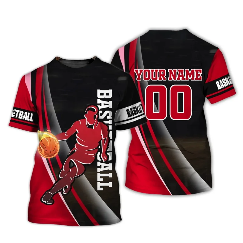 Custom Name And Number Basketball T Shirt For Men Full Print Short Sleeve Tee Shirts Basketball Club Uniform Basketball T-Shirt
Custom Name And Number Basketball T Shirt For Men Full Print Short Sleeve Tee Shirts Basketball Club Uniform Basketball T-Shirt