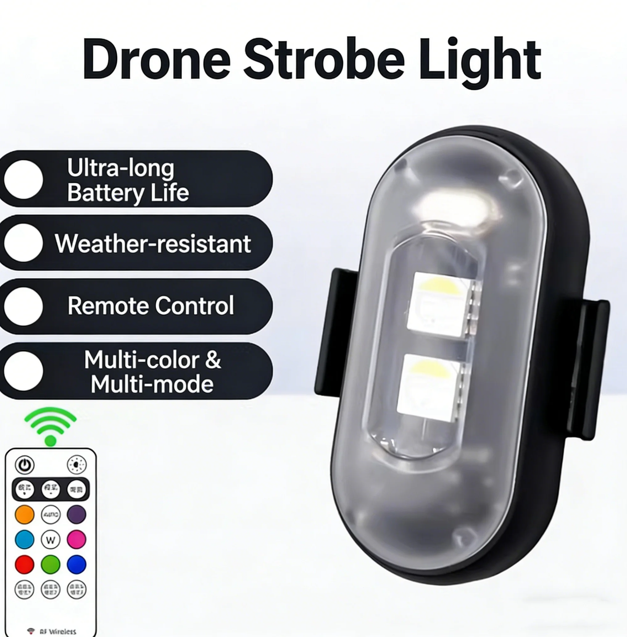 Motorcycle Wireless Aircraft Strobe Light, 12V LED Cruise Warning Light, Waterproof Motorbike External Decorative Lighting Lamp
Motorcycle Wireless Aircraft Strobe Light, 12V LED Cruise Warning Light, Waterproof Motorbike External Decorative Lighting Lamp