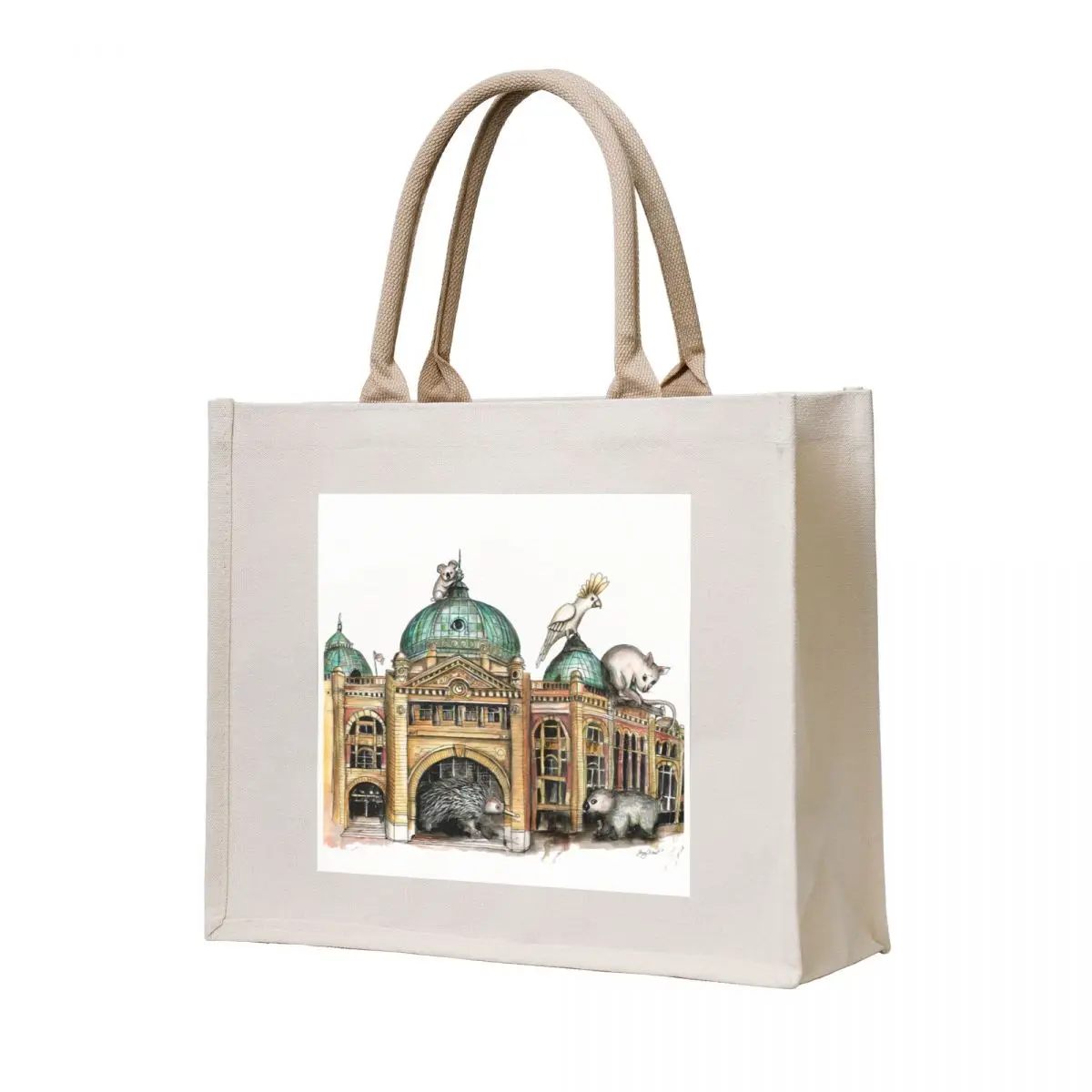 Flinders street station Melbourne Tote Bag reusable shopping bags woman shopping bag Woman shopper bag foldable reusable
Flinders street station Melbourne Tote Bag reusable shopping bags woman shopping bag Woman shopper bag foldable reusable