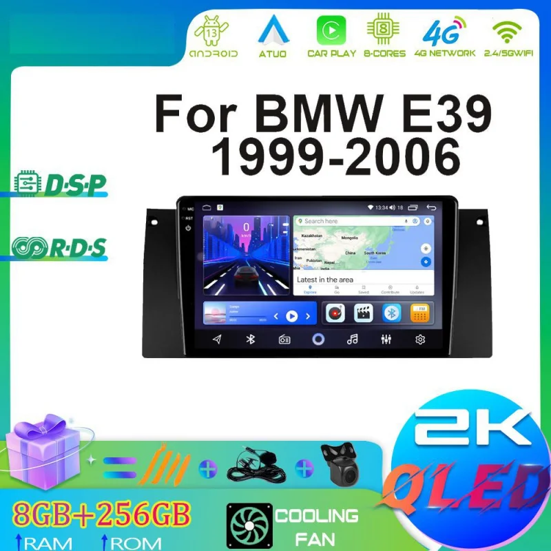 For BMW E39 1999-2006 Car Multimedia Player Android Car Player GPS WIFI Carplay 4G Car Radio Navigation Stereo Car Electronic
For BMW E39 1999-2006 Car Multimedia Player Android Car Player GPS WIFI Carplay 4G Car Radio Navigation Stereo Car Electronic