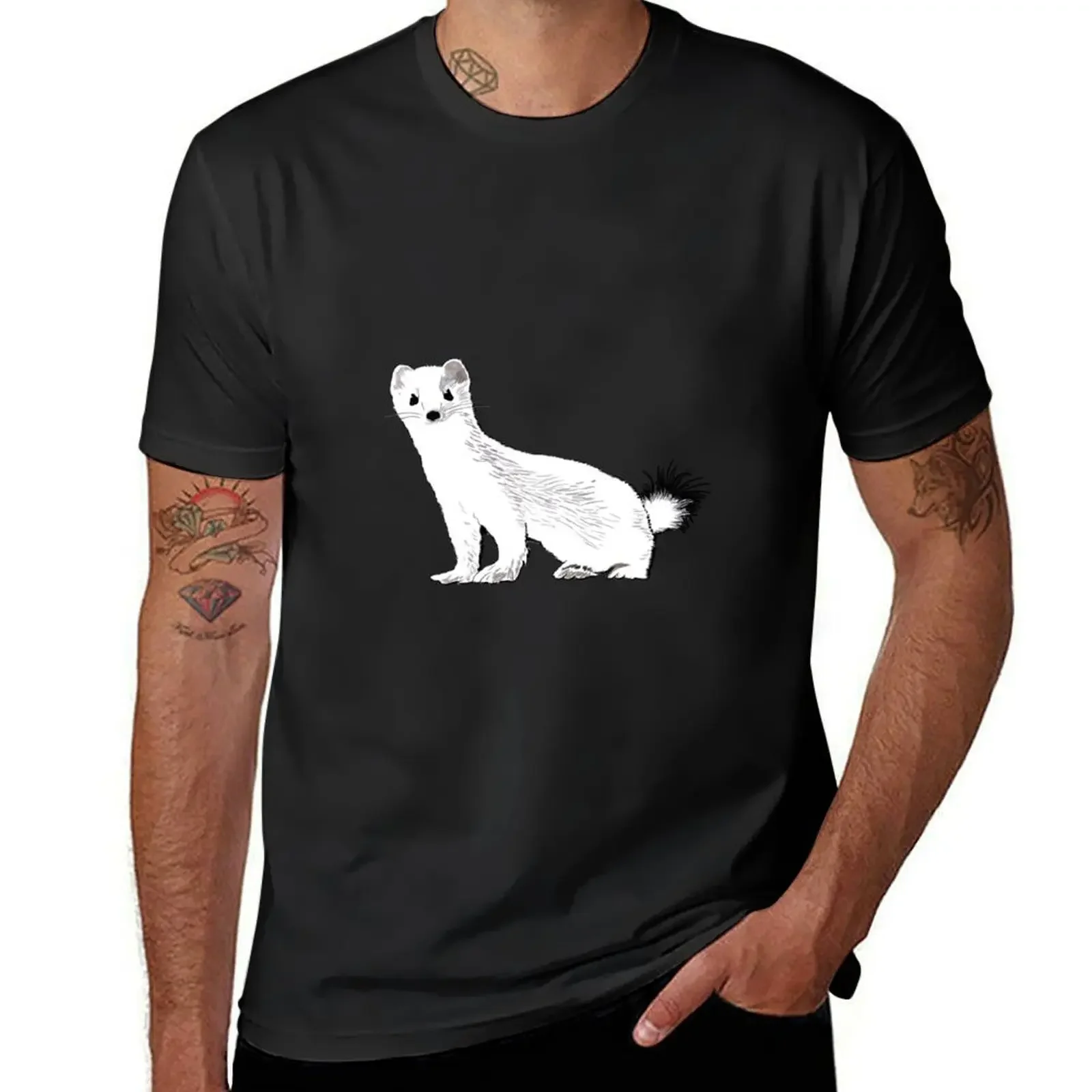 Ermine (the Weasel in Winter) T-Shirt vintage man clothes graphic t shirts fashion shirts Men's t-shirt
Ermine (the Weasel in Winter) T-Shirt vintage man clothes graphic t shirts fashion shirts Men's t-shirt
