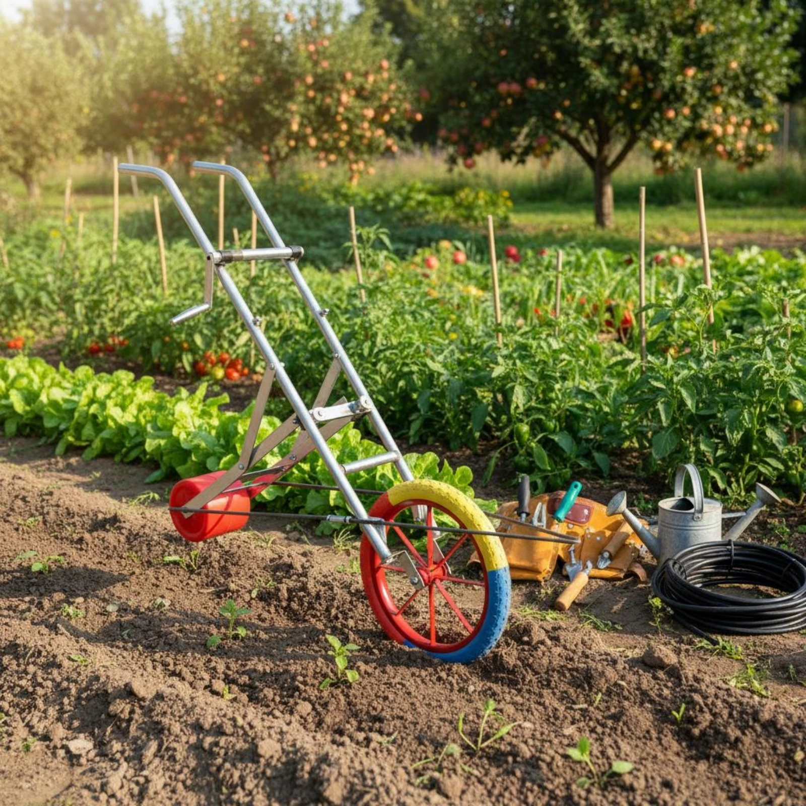 Irrigation Tape Winder Wheels Manual Hose Reel Carrier Push Hose Reel Carrier Large Capacity Outdoor Tool Sturdy Frame
Irrigation Tape Winder Wheels Manual Hose Reel Carrier Push Hose Reel Carrier Large Capacity Outdoor Tool Sturdy Frame