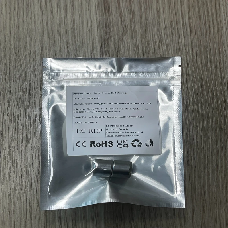 2pcs HF081412 8x14x12 mm Precision Needle Bearing - High RPM for Power Tools, Air Compressors, Pump Shafts
2pcs HF081412 8x14x12 mm Precision Needle Bearing - High RPM for Power Tools, Air Compressors, Pump Shafts