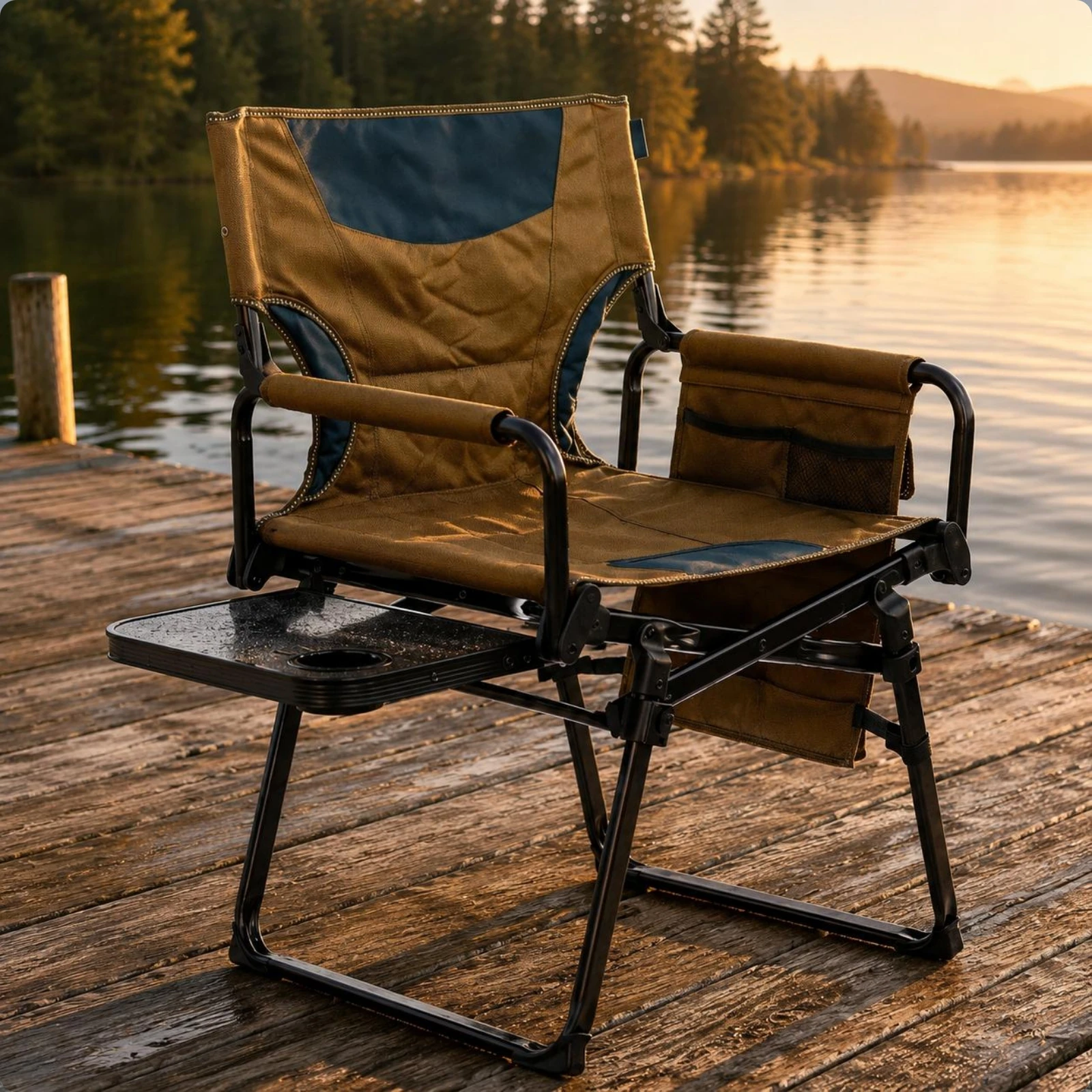 Camping Directors Chair Backrest Fishing Chair Outdoor Seating Aluminum Frame Easy to Set up for Anglers
Camping Directors Chair Backrest Fishing Chair Outdoor Seating Aluminum Frame Easy to Set up for Anglers