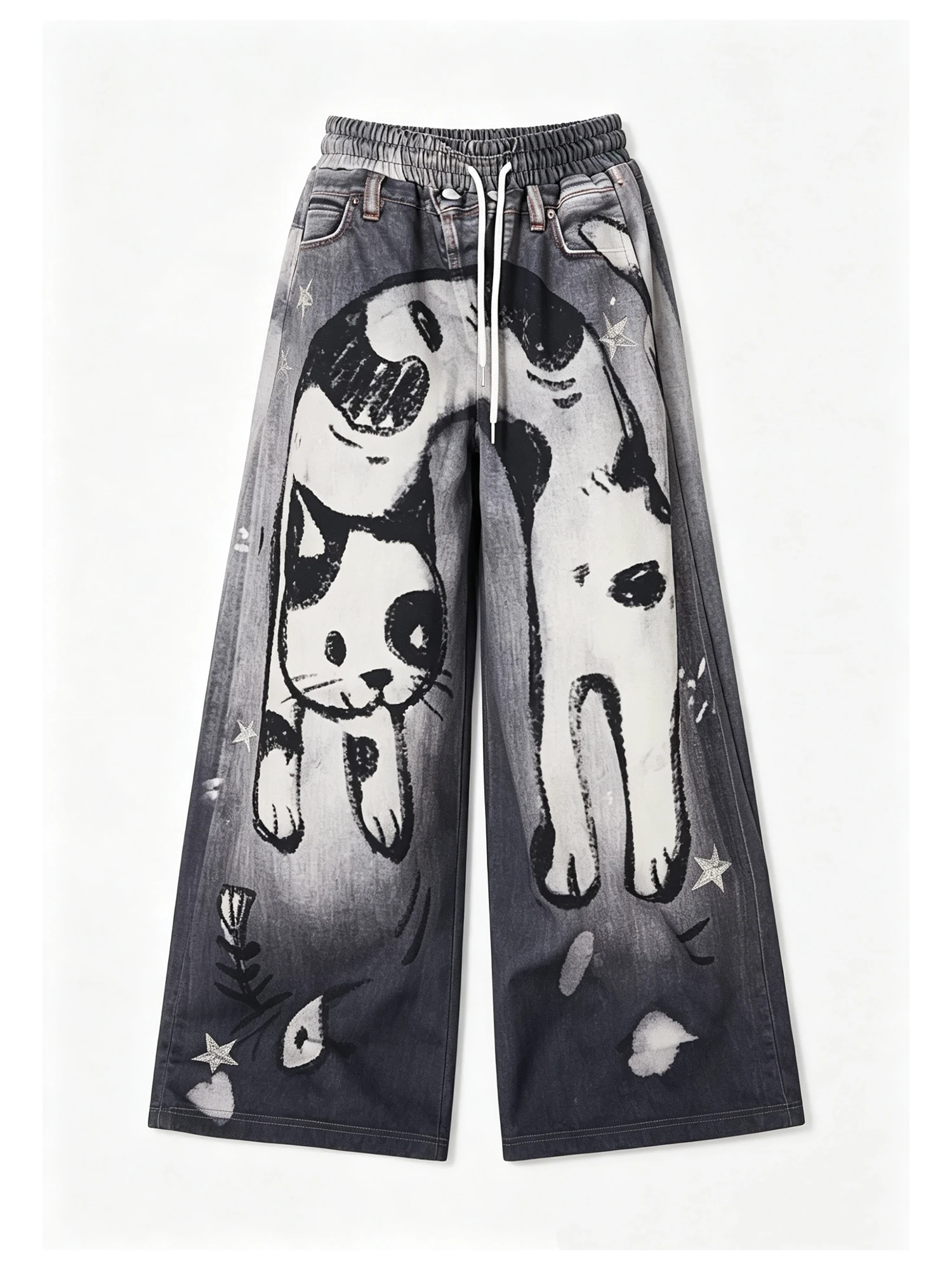 Women's Black Gothic Y2k Jeans Vintage Hiphop Grunge Boyfriend style 3D Print Jeans Pants Baggy Wide Leg Denim Pants Summer 2026
Women's Black Gothic Y2k Jeans Vintage Hiphop Grunge Boyfriend style 3D Print Jeans Pants Baggy Wide Leg Denim Pants Summer 2026