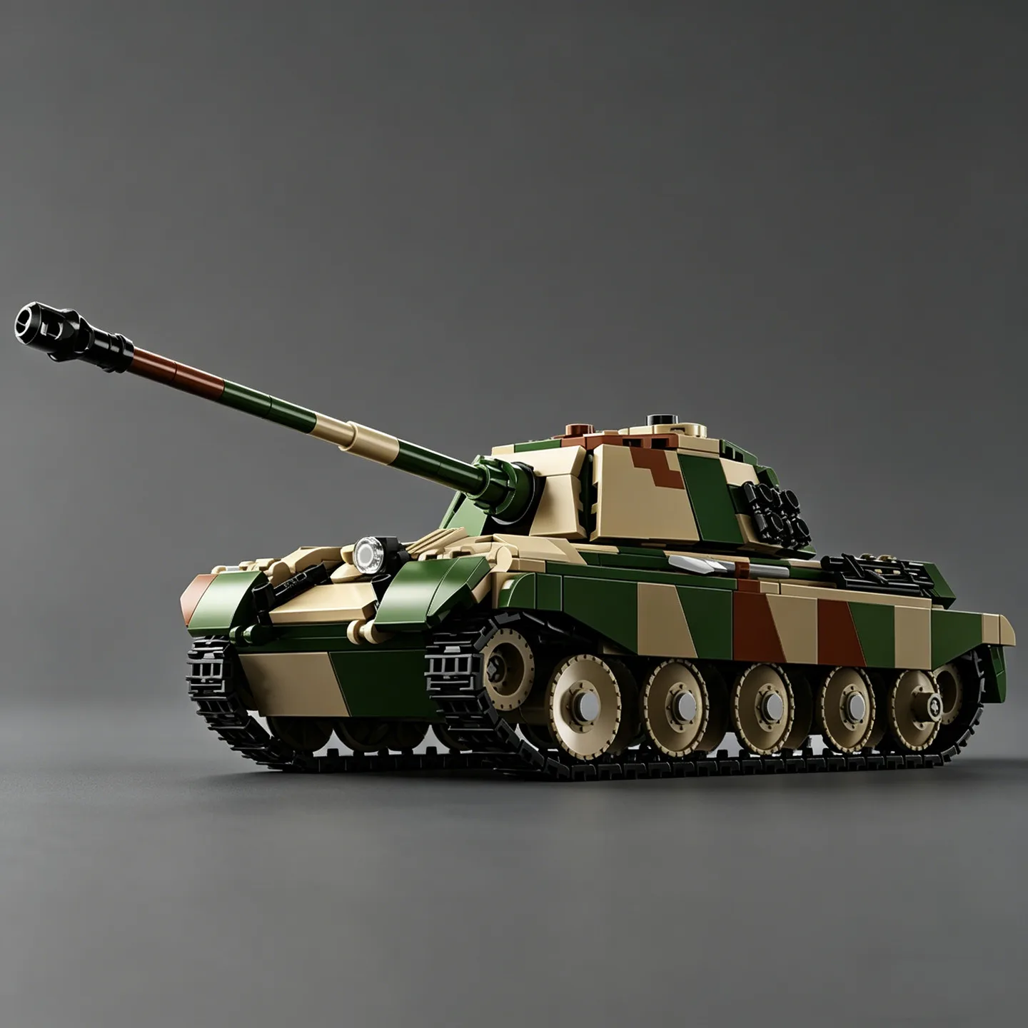 The King Tiger Heavy Tank Building Blocks Tracked Tank Panzerkampfwagen VI Ausf.B “Tiger II” Toy
The King Tiger Heavy Tank Building Blocks Tracked Tank Panzerkampfwagen VI Ausf.B “Tiger II” Toy
