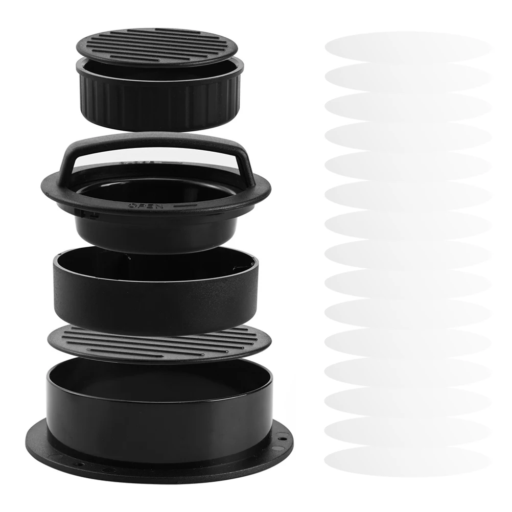 Burger Press Meat Mold Kitchen Utensil Hamburgers Maker Tool ABS Material Space Saving Widened Handle Comfortable Grip
Burger Press Meat Mold Kitchen Utensil Hamburgers Maker Tool ABS Material Space Saving Widened Handle Comfortable Grip