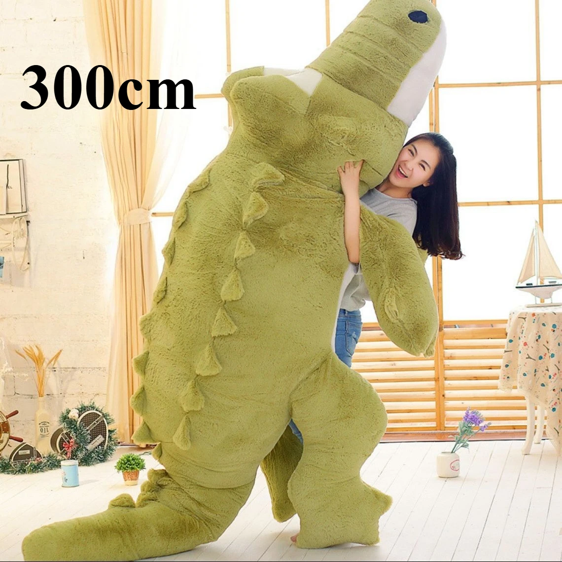 170-300cm Large Cute Plush Crocodile Pillow Used for Hugging and Birthday Surprise Gifts Pillows for Sleeping Body Pillow Anime
170-300cm Large Cute Plush Crocodile Pillow Used for Hugging and Birthday Surprise Gifts Pillows for Sleeping Body Pillow Anime