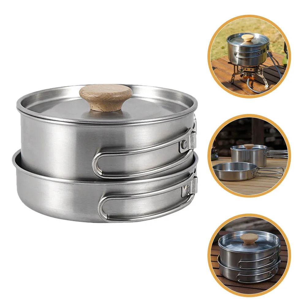 1Set Folding Handle Frying Pan Stainless Steel Portable Camping Pot Multi-Function Wear-Resistant Easy Clean Ergonomic Design
1Set Folding Handle Frying Pan Stainless Steel Portable Camping Pot Multi-Function Wear-Resistant Easy Clean Ergonomic Design