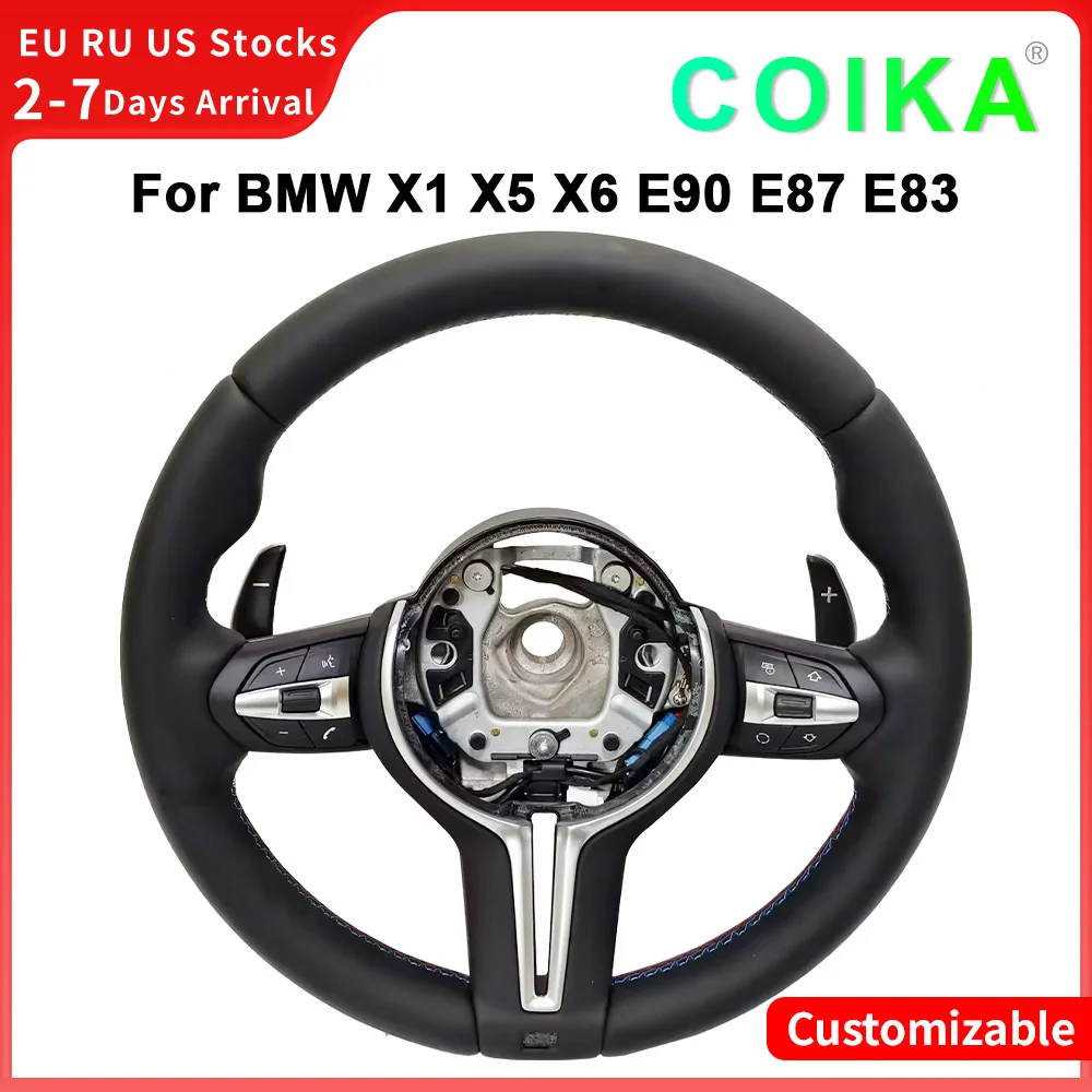 Sports Leather Material Car Steering Wheel Suitable For BMW E90 E81 E82 E87 E88 E91 E92 E93 E83 E84 E70 E71 X5 X6 Car Accessory 
Sports Leather Material Car Steering Wheel Suitable For BMW E90 E81 E82 E87 E88 E91 E92 E93 E83 E84 E70 E71 X5 X6 Car Accessory