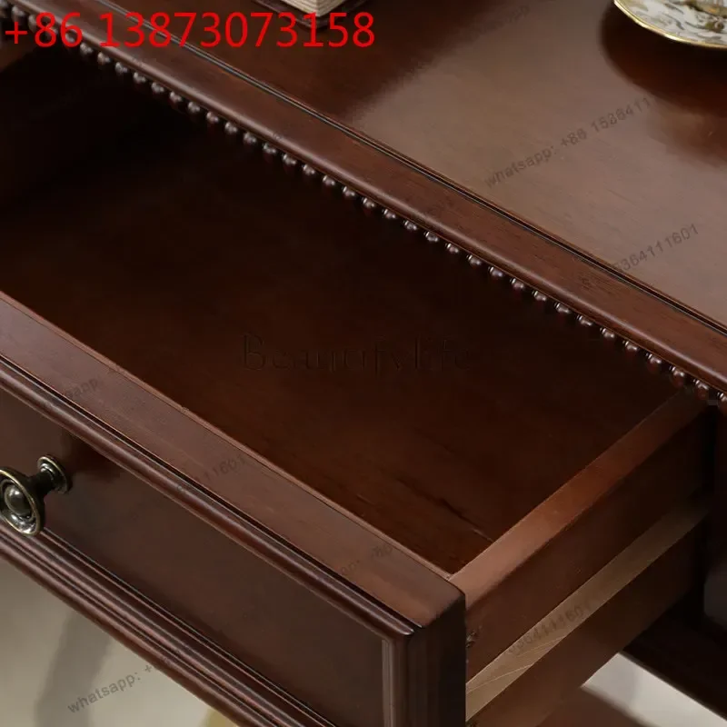 American solid wood desk all solid wood log simple retro desk
American solid wood desk all solid wood log simple retro desk