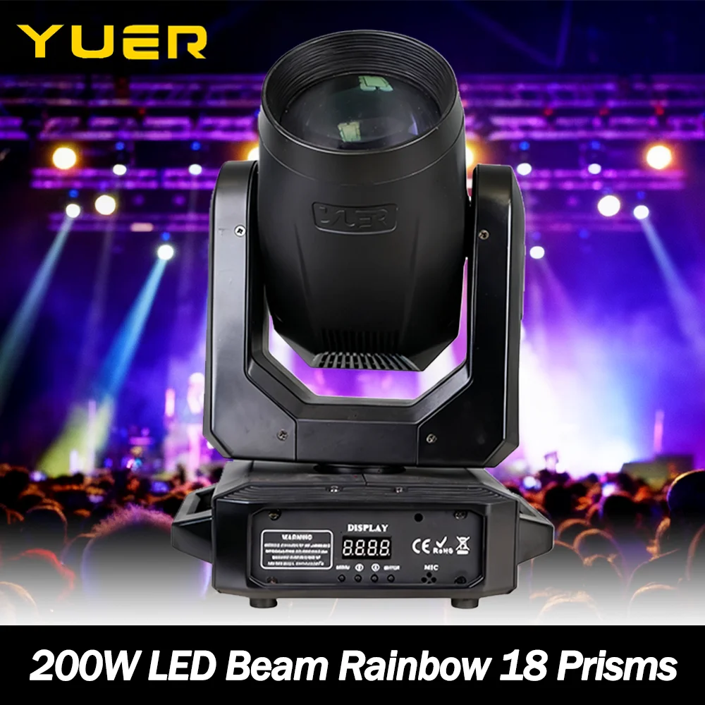Светодиодный луч 200 Вт с подвижной головкой, эффект радуги, 18 призмов, 12 гобо DMX512 для DJ, дискотеки, вечеринки, свадьбы, бара, клуба, сценического эффекта
Светодиодный луч 200 Вт с подвижной головкой, эффект радуги, 18 призмов, 12 гобо DMX512 для DJ, дискотеки, вечеринки, свадьбы, бара, клуба, сценического эффекта
