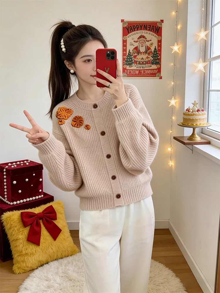 Lu Casual Sle Color Blo Knitwear round Ne Sweater Ele Soft Winter New Arrival Slimming Beautiful Unique Women's Top
Lu Casual Sle Color Blo Knitwear round Ne Sweater Ele Soft Winter New Arrival Slimming Beautiful Unique Women's Top