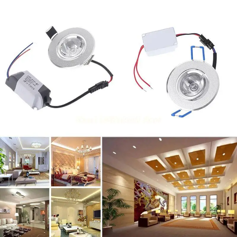1W LED Downlight 85-265V Mini Ceiling Lamp for Cabinet, Shelf, Display Case Lighting Recessed Light
1W LED Downlight 85-265V Mini Ceiling Lamp for Cabinet, Shelf, Display Case Lighting Recessed Light