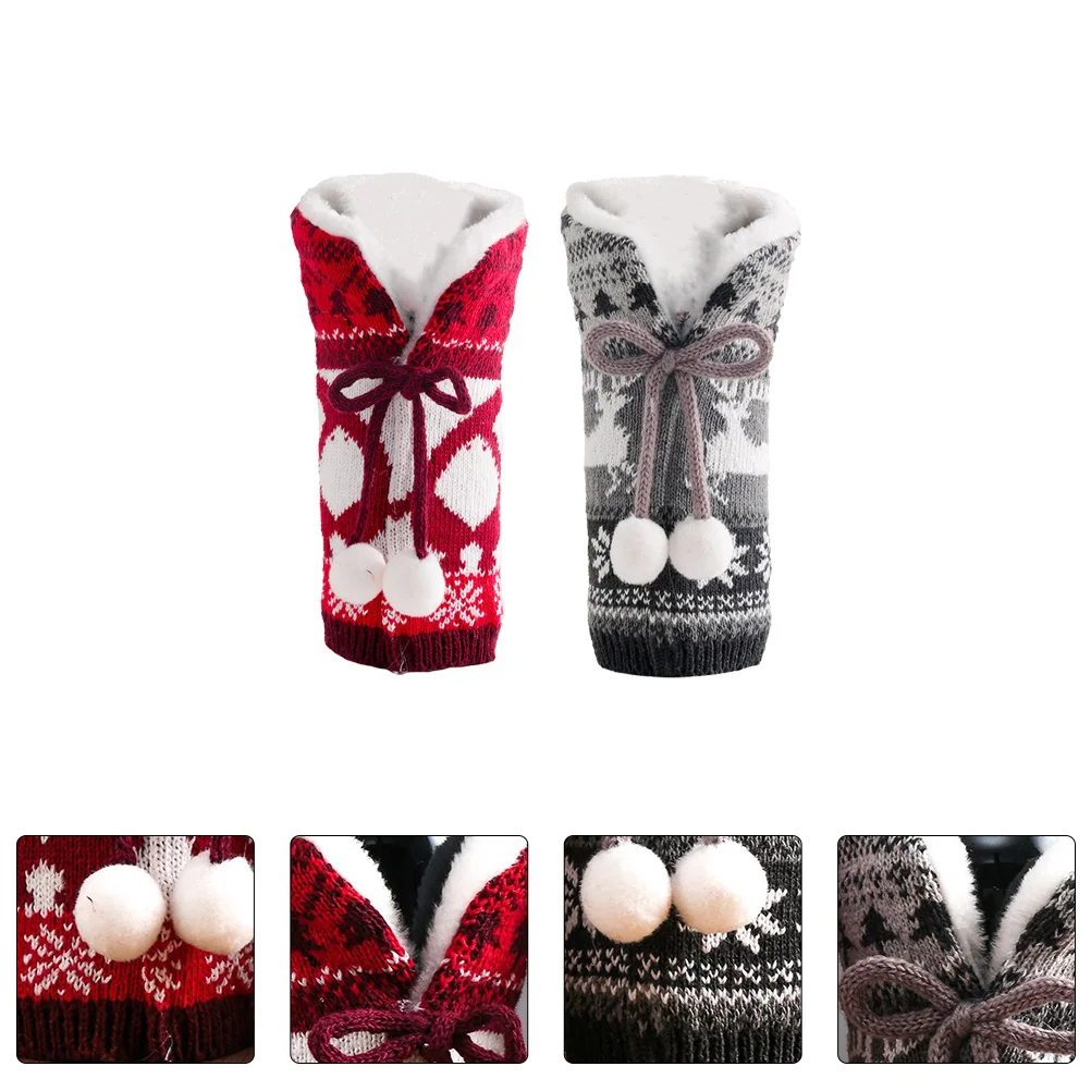 2 Pcs Bottle Cover Christmas Slippers Sock Fluffy Socks Festival Covers Party Child
2 Pcs Bottle Cover Christmas Slippers Sock Fluffy Socks Festival Covers Party Child