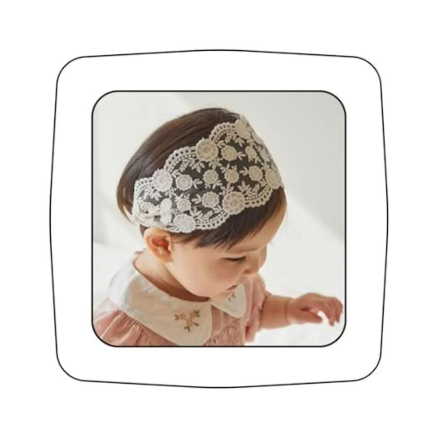 Baby Girls Lacy Bow Headband Soft Breathable Lace Hairband for Toddlers Infant Baptism Christening Beanie Cap Wide Turban Weddi
Baby Girls Lacy Bow Headband Soft Breathable Lace Hairband for Toddlers Infant Baptism Christening Beanie Cap Wide Turban Weddi