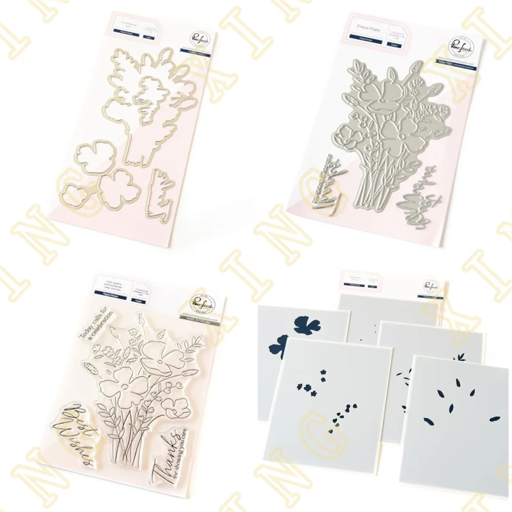 New Pretty Petals Metal Cutting Dies Stamps Stencils and Hot Foils DIY Scrapbooking Holiday Greeting Cards Handmade Decorations
New Pretty Petals Metal Cutting Dies Stamps Stencils and Hot Foils DIY Scrapbooking Holiday Greeting Cards Handmade Decorations