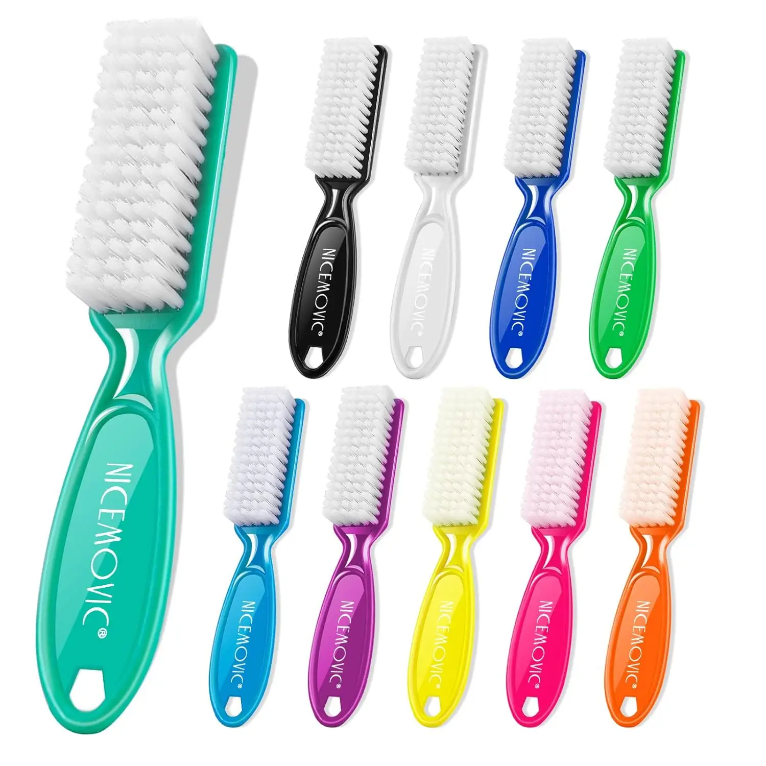 10 Pcs Handle Grip Nail Brush - Hand Fingernail Cleaner Brush Manicure Tools Scrub Cleaning Brushes Kit for Toe and Nail Cleaning (Bright Colors)
10 Pcs Handle Grip Nail Brush - Hand Fingernail Cleaner Brush Manicure Tools Scrub Cleaning Brushes Kit for Toe and Nail Cleaning (Bright Colors)
