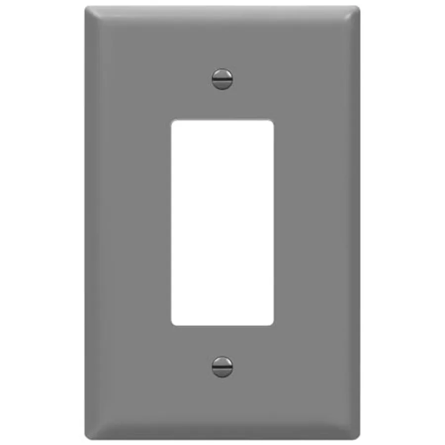 Decorator Light Switch or Receptacle Outlet Wall Plate, Gloss Finish, d 1-Gang 5.5" x 3.5", Unbreakable Polycarbonate Thermopla
Decorator Light Switch or Receptacle Outlet Wall Plate, Gloss Finish, d 1-Gang 5.5" x 3.5", Unbreakable Polycarbonate Thermopla