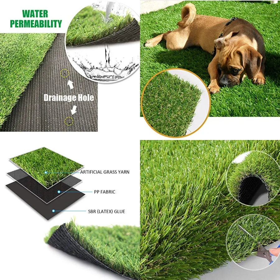 Artificial Grass Lawn Turf 5 Feet x 8 FT 40 Square FT 0.8inch Realistic Synthetic Grass Mat, Indoor Outdoor Garden Lawn Landsca
Artificial Grass Lawn Turf 5 Feet x 8 FT 40 Square FT 0.8inch Realistic Synthetic Grass Mat, Indoor Outdoor Garden Lawn Landsca