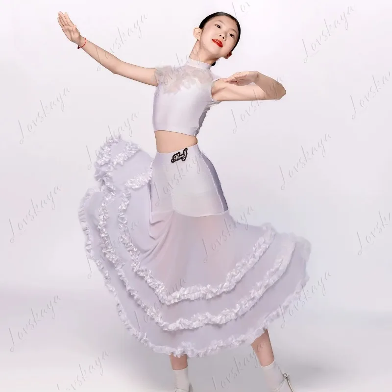 New Summer Modern Long Dress White Mesh Children's Women's Training Clothes Performance Clothes Large Skirt
New Summer Modern Long Dress White Mesh Children's Women's Training Clothes Performance Clothes Large Skirt