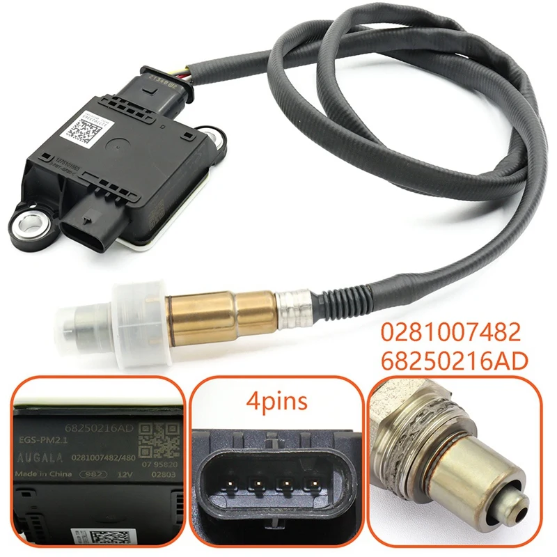 68250216AD Diesel PM Particulate Matter Sensor For Dodge Ram 3.0L V6 - Diesel 1500 68171189AA Replacement Parts Accessories
68250216AD Diesel PM Particulate Matter Sensor For Dodge Ram 3.0L V6 - Diesel 1500 68171189AA Replacement Parts Accessories