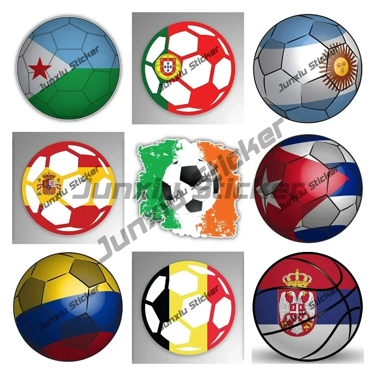 Creative Football Decal National Flag and Football Car Sticker New Version Decal Car Decal National Flag Car Accessories
Creative Football Decal National Flag and Football Car Sticker New Version Decal Car Decal National Flag Car Accessories