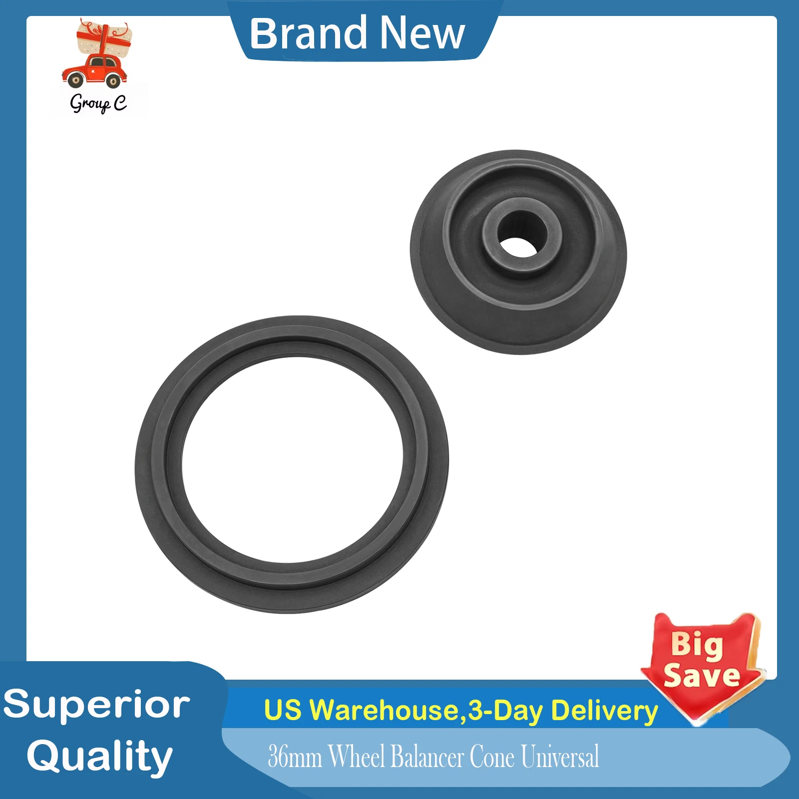 36mm Wheel Balancer Cone Universal, Tire Balancer Cone Adapter Kit for Car Truck Motorcycle,Centering Tool
36mm Wheel Balancer Cone Universal, Tire Balancer Cone Adapter Kit for Car Truck Motorcycle,Centering Tool