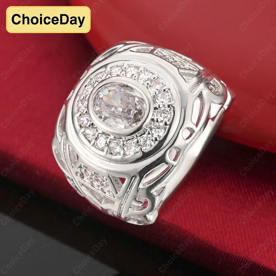 ChoiceDay 925 Charm Sterling Silver 7/8/9/10 Exquisite Round Zirconia Ring Women's Party Gift Jewelry Accessories
ChoiceDay 925 Charm Sterling Silver 7/8/9/10 Exquisite Round Zirconia Ring Women's Party Gift Jewelry Accessories