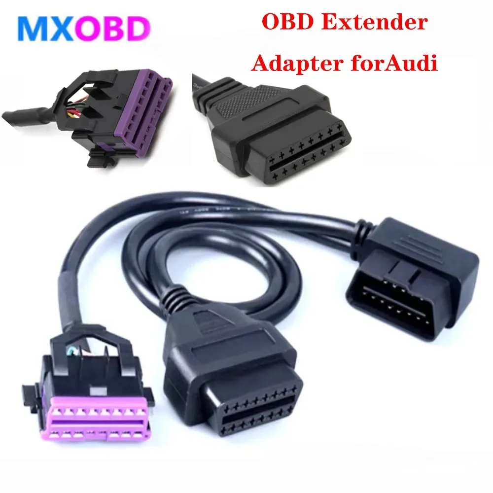 Гнездовой кабель OBD2 с 16-контактным разъемом для автомобилей Audi/VW VAG, универсальный автомобильный диагностический интерфейс OBDII 16-контактный Штекерный разъем
Гнездовой кабель OBD2 с 16-контактным разъемом для автомобилей Audi/VW VAG, универсальный автомобильный диагностический интерфейс OBDII 16-контактный Штекерный разъем