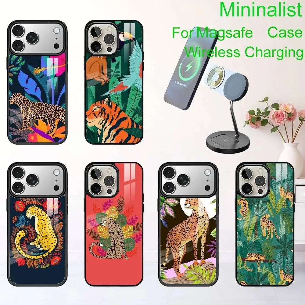 Tropical Jungle Print Animals Phone Case For iPhone17,16,15,14,13 Plus,Pro Max Magnetic For Magsafe Wireless Charging
Tropical Jungle Print Animals Phone Case For iPhone17,16,15,14,13 Plus,Pro Max Magnetic For Magsafe Wireless Charging
