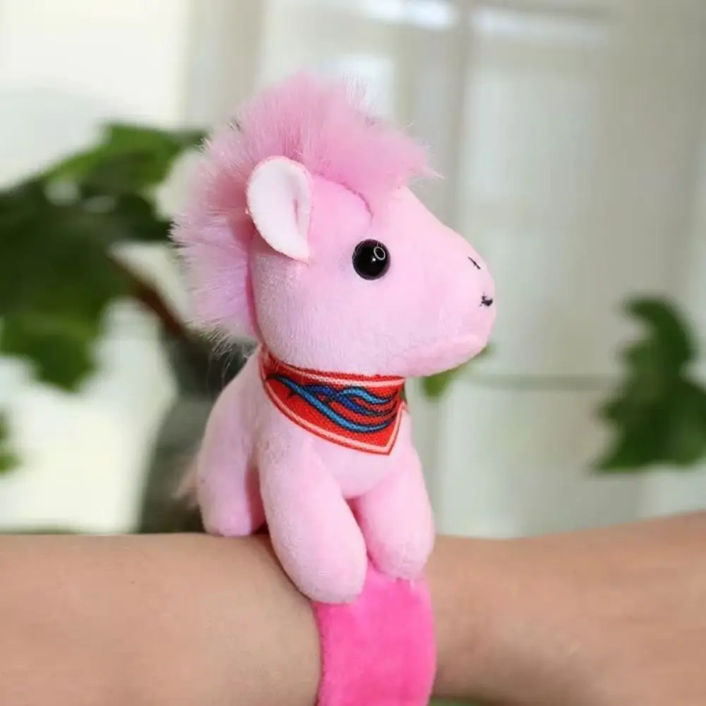 Cute Zodiac Horse Slap Bracelet Soft Kawaii Horse Snap Bracelets Comfortable Filled Cotton Cartoon Horse Wrist Band
Cute Zodiac Horse Slap Bracelet Soft Kawaii Horse Snap Bracelets Comfortable Filled Cotton Cartoon Horse Wrist Band