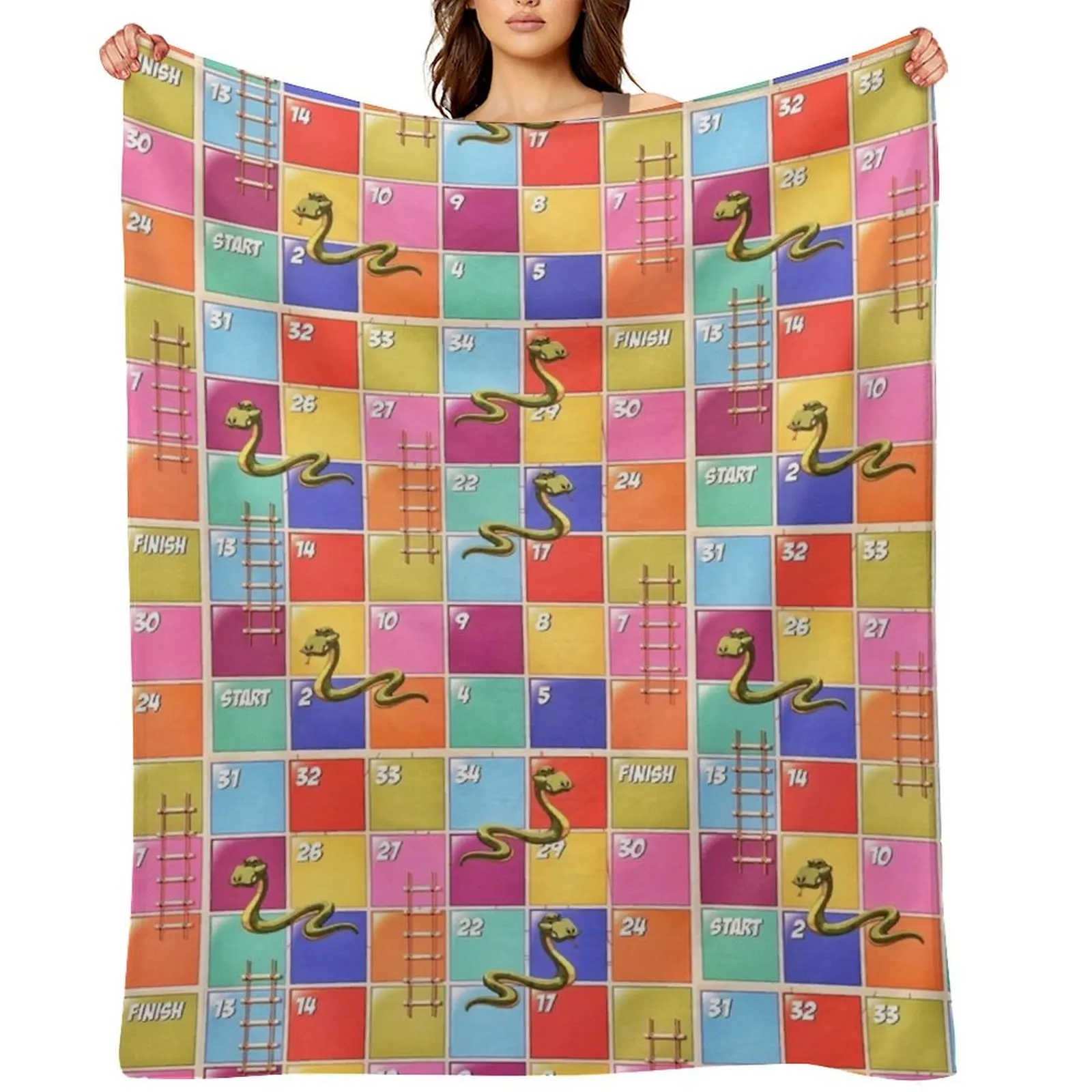 Snakes and Ladders Throw Blanket blankets and throws Cute Plaid Plaid on the sofa Summer Blankets
Snakes and Ladders Throw Blanket blankets and throws Cute Plaid Plaid on the sofa Summer Blankets