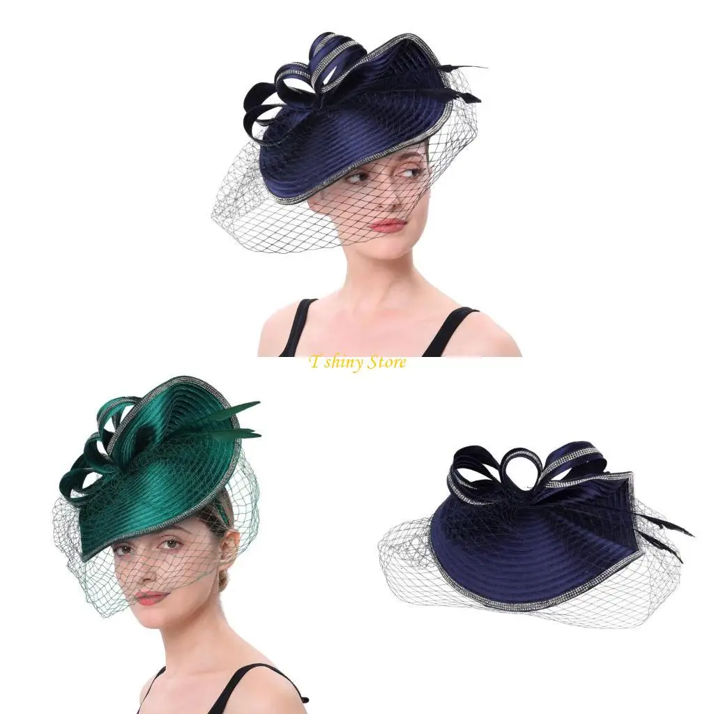 N58F Retro Headwear Hair Ornament Polyester Comfortable Headpieces for Parties
N58F Retro Headwear Hair Ornament Polyester Comfortable Headpieces for Parties