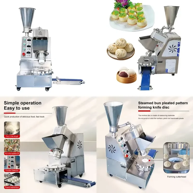 SFW Certificate 220V 1kW Making Chinese Mini Steamed Bun Machine for Bread and Grain for Samosa Industries for Breakfast Shop
SFW Certificate 220V 1kW Making Chinese Mini Steamed Bun Machine for Bread and Grain for Samosa Industries for Breakfast Shop
