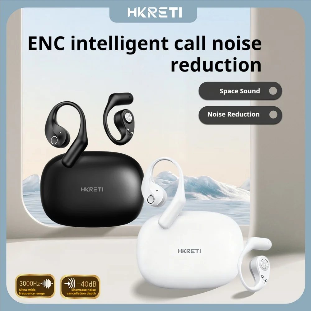 Bluetooth 5.4 Wireless Earbuds IPX5 Single Microphone Call Noise Reduction Open Bluetooth Headphones HG15
Bluetooth 5.4 Wireless Earbuds IPX5 Single Microphone Call Noise Reduction Open Bluetooth Headphones HG15