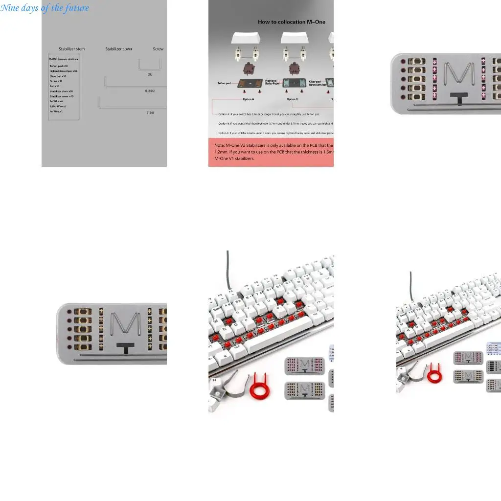 Для механической клавиатуры Mone V2 PCB Stabilizer Pom Satellite 2U 6.25U 7U 2x E65A
Для механической клавиатуры Mone V2 PCB Stabilizer Pom Satellite 2U 6.25U 7U 2x E65A