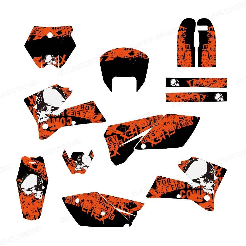 Fit for 125 250 450 525 SX Series 2005 -2006 Motorcycle Deco Background Graphics Decals Stickers Kit
Fit for 125 250 450 525 SX Series 2005 -2006 Motorcycle Deco Background Graphics Decals Stickers Kit