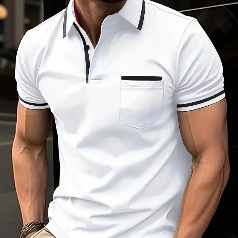 European and American Ins Cross border Quick Sale Amazon POLO Shirt Button Pocket Men Sports Polo Shirt XT321
European and American Ins Cross border Quick Sale Amazon POLO Shirt Button Pocket Men Sports Polo Shirt XT321