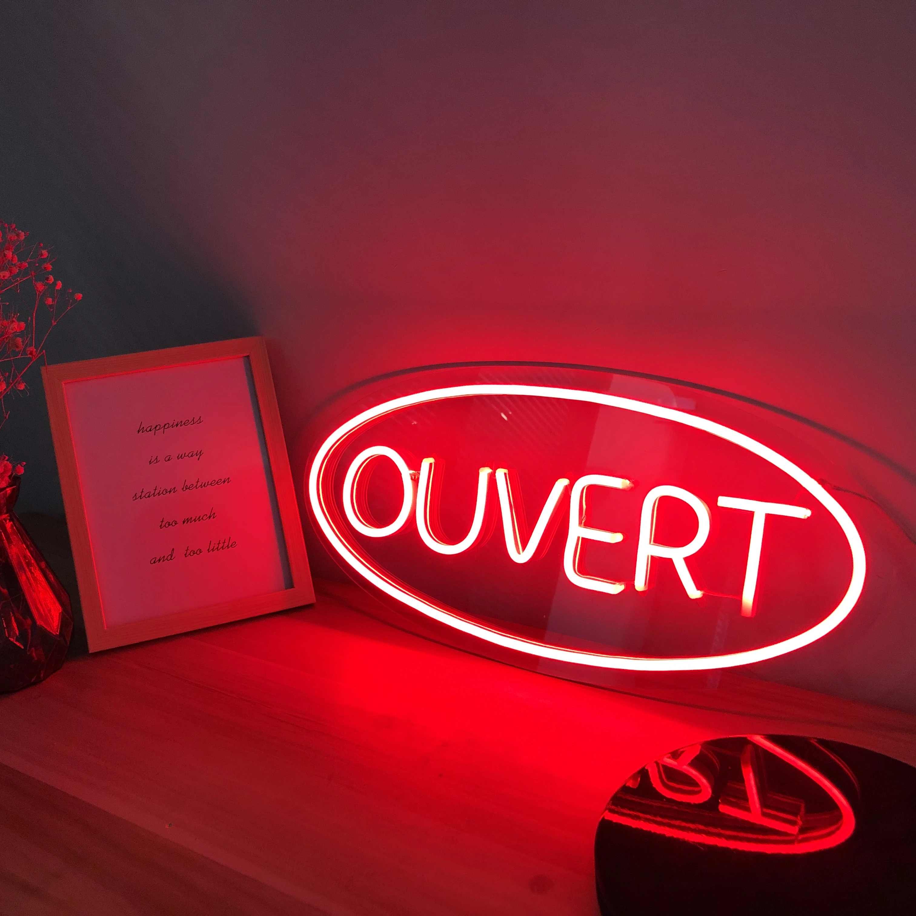 1 Piece Ouvert OPEN Bright Neon Sign Shop Open Sign For Window Party Shop Bar with Open Sign, with On/Off Switch
1 Piece Ouvert OPEN Bright Neon Sign Shop Open Sign For Window Party Shop Bar with Open Sign, with On/Off Switch