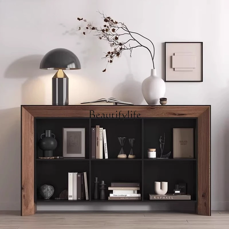 -*Italian design wabi sandy wind black solid wood porch cabinet counter living room background wall decorative cabinet
-*Italian design wabi sandy wind black solid wood porch cabinet counter living room background wall decorative cabinet