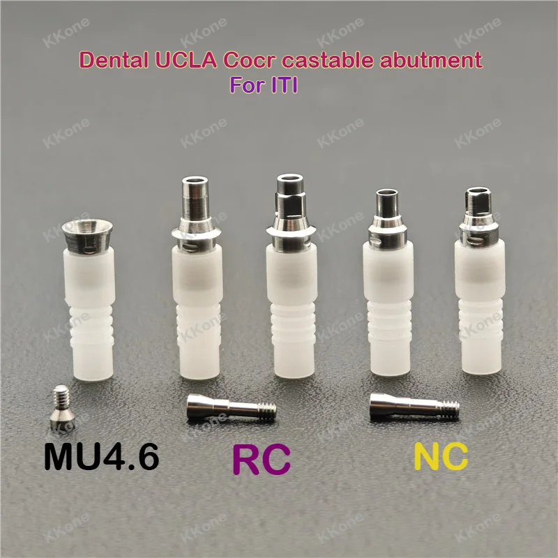 2Sets Dental UCLA Cocr castable abutment cobalt-chromium base casting abutment For Straumann ITI NC RC Multi 4.6
2Sets Dental UCLA Cocr castable abutment cobalt-chromium base casting abutment For Straumann ITI NC RC Multi 4.6